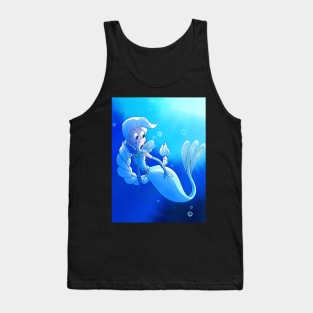 Queen Moon Mermaid Tank Top